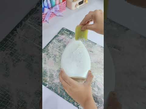 🌷Diy Flower Pot🌺🌸 | (DAY 8) Desk Glow-up Series |#shorts #diy #handmade #crafts viral #trending