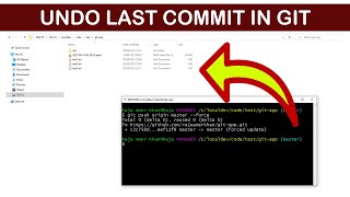 How to undo the last commit in GIT