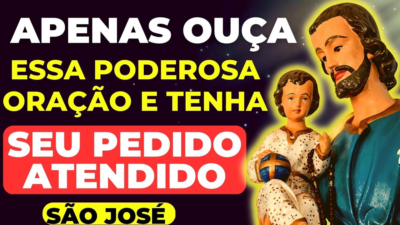 ORAÇÃO PODEROSA de SÃO JOSÉ para CONSEGUIR ALGO Muito Difícil