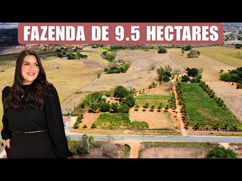 FAZENDA DE 9.5 HECTARES COM 2 AÇUDES, 2 CASAS, PLANTAÇÕES E PISCINA EM SÃO MIGUEL DE TAIPU - PB