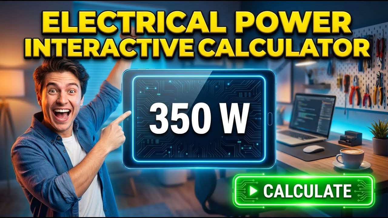 Electrical Power Interactive Calculator