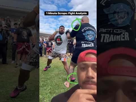 1 Minute Scraps: Fight Analysis🥊Beautiful fight sequence from Panuve Wildboy.