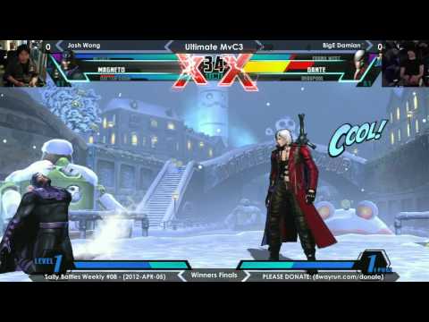 Salty Battles Weekly #08 - UMvC3 WF - Josh Wong VS BigE Damian