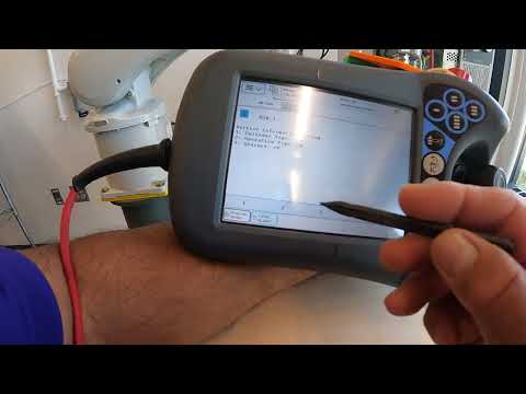 Part of a video titled ABB 120 Robots, How to reset Event Message 10106, Time for Service ...