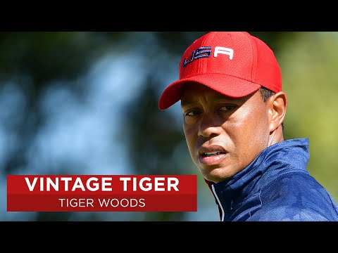 Vintage Tiger Woods Eagle | 2018 Ryder Cup