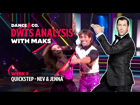 DWTS MAKS ANALYSIS: Week 5 - Nev Schulman & Jenna Johnson's Quickstep