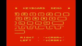 Keyboard Demo for the Commodore VIC-20 / Commodore VC-20