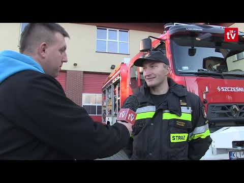 Limanowa. Nowy wóz bojowy strażaków z Limanowej robi wrażenie