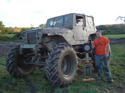 P-9 Trucks Gone Wild In Ny at Lloyds Farm Videoing the Barnyard Boggers July17 2010