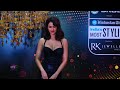 Disha Patani Slew In A Black Leather Dress At HT Most Stylish Awards 2022