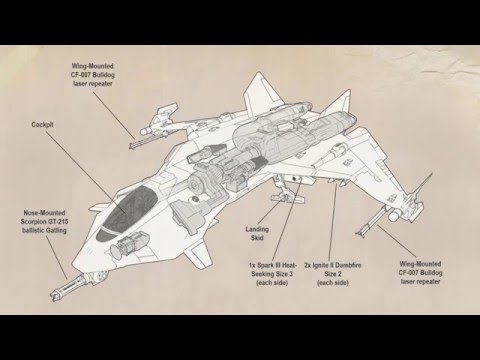 Aegis Gladius dogfight