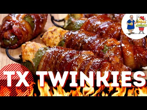 🌶How to GRILL Jalapeno Poppers🌶 - Best Recipe - TEXAS TWINKIES