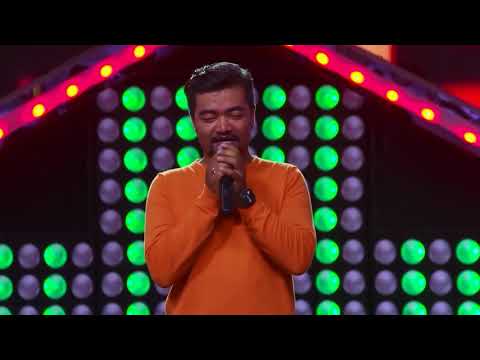 THE VOICE OF NEPAL | BLIND AUDITION | ASHISH GUBAJU | SINGING NACHAHEKO BY THE EDGE BAND