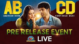 ABCD Movie Pre Release Event LIVE | Allu Sirish | Rukshar Dhillon