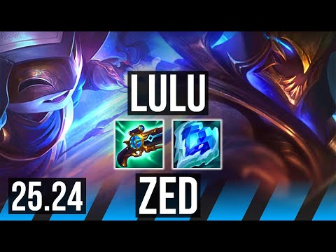 LULU vs ZED (MID) | Electrocute, 14K damage | EUW Master | 25.24