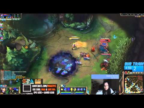 Imaqtpie INSANE 1v2 on Ezreal - Crazy Outplay by Imaqtpie for Double Kill