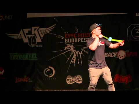 EYYC 2013 Budapest - European Yo-Yo Championship - 1A Qualification Damien Lada