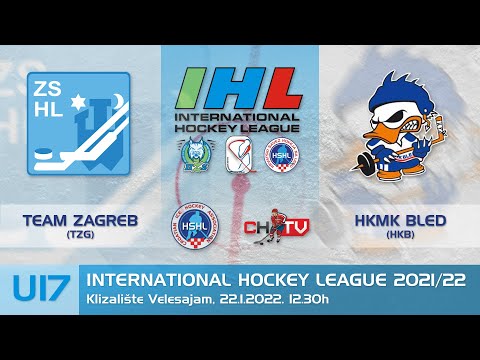 Highlights - IHL U17 2021/22 - Team Zagreb vs HKMK Bled