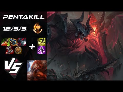 TOP Aatrox vs Gragas [PENTAKILL] - EU Grandmaster Patch 25.24