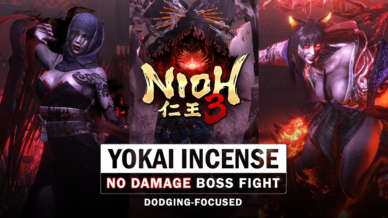 Nioh 3 - Drawn to Yokai Incense Boss Fight (No Damage)