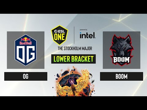 Dota2 - OG vs. BOOM Esports - Lower Bracket - Game 1 -  ESL One Stockholm 2022