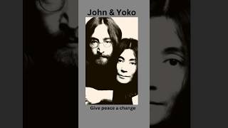John &amp; Yoko - just saying give peace a chance #johnlennon #yokoono #peace #beatles #music  #rock