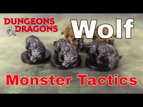 D&D (5e): Monster Tactics, Wolf.