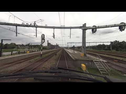 A train driver's view: Alkmaar - Arnhem CS, VIRM, 07-Jul-2020.