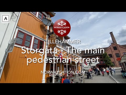 Storgata (Gågata) in Lillehammer | Norwaycation.com