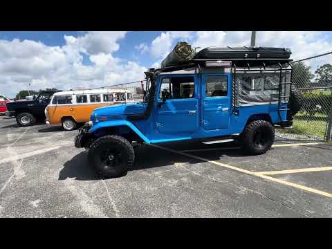 COOL 4 DOOR LANDCRUISER CREW CAB RIG FJ-45 TROOP CARRIER #overlanding #truck