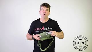Пояс для бега Ultraspire Fitted Synaptic 3.0 с флягой (тёмно-зеленый)