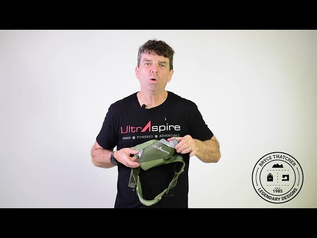 Пояс для бега Ultraspire Fitted Synaptic 3.0 с флягой (тёмно-зеленый)