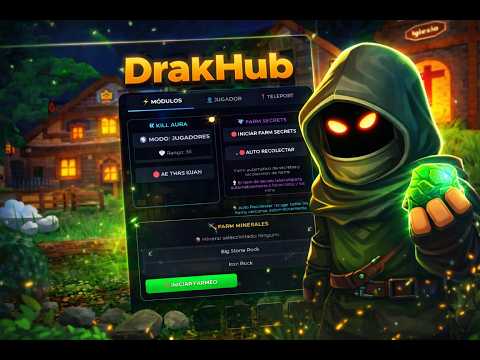 DRAK HUB New UI Free🐲 BEST Script for The Lost Land | Kill Aura, Fly, Auto Farm
