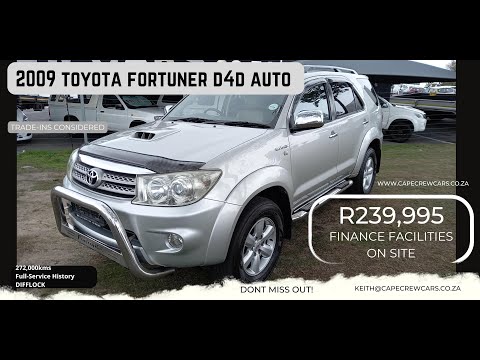 Why should you buy this Toyota Fortuner 3.0 D4D? (for sale R239,995)