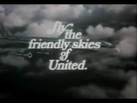 1969 United Air Lines Commercial with a DC-8