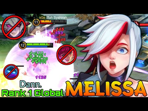You Can't Escape Me!! Melissa Monster Offlane! - Top 1 Global Melissa by Dann. - Mobile Legends
