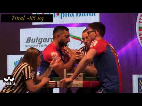 ARM WRESTLING All Senior Men Finals RIGHT HAND  European Armwrestling Championship 2018