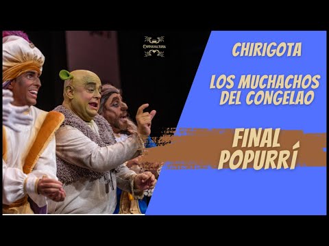 CHIRIGOTA Los muchachos del congelao - Final de  Popurrí -con letra) Carnaval de cadiz 2025