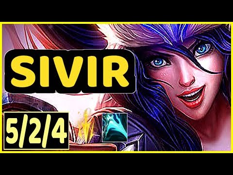 SIVIR VS EZREAL - 5/2/4 KDA ADC GAMEPLAY