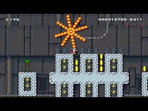 The Return of King Fire Plume by Tom - SUPER MARIO MAKER - No Commentary