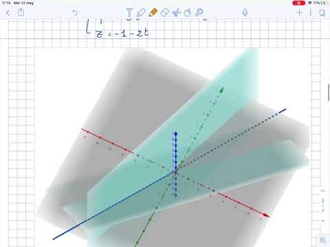 Posizione reciproca tra piani - retta come intersezione di due piani