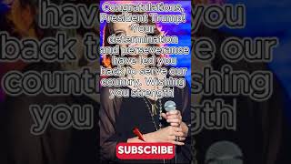 Martina McBride Congratulates Donald Trump on 2024 Presidential Victory! #47thpresident #news