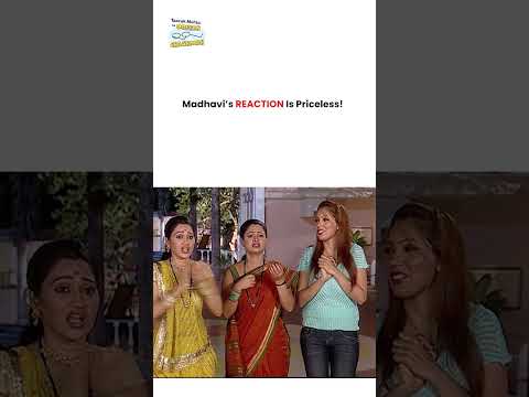 Madhavi’s Reaction Is Priceless! #tmkoc #comedy #trending #reels #shorts