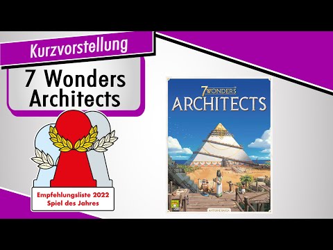 7 WONDERS ARCHITECTS - Empfohlen SPIEL DES JAHRES 2022 - Kurzvorstellung - Spiel doch mal!