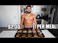 Healthy & Easy Meal Prep on a Budget **under $30 total**