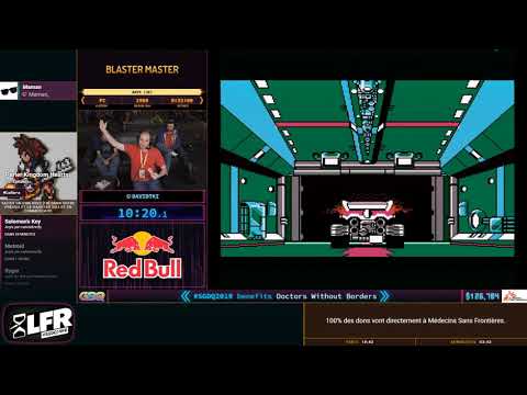 Blaster Master en 25:56 (Any% (JP)) [SGDQ2019]