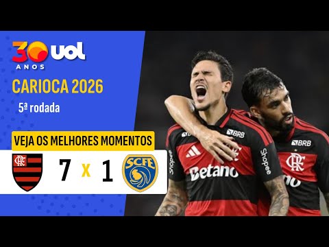 CARIOCA 2026: MELHORES MOMENTOS FLAMENGO 7 X 1 SAMPAIO CORRÊA-RJ