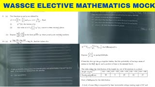 WASSCE 2025 Elective Mathematics 🇳🇬  🇱🇷