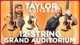 Video thumbnail for Taylor's New Grand Auditorium 12-Strings | V-Class 354ce, 454ce, and 854ce! by Alamo Music Center