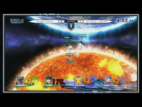 KotN5 - Shinjoebi + Skorpio vs PG | ESAM + JJROCKETS Smash 4 2v2 GF